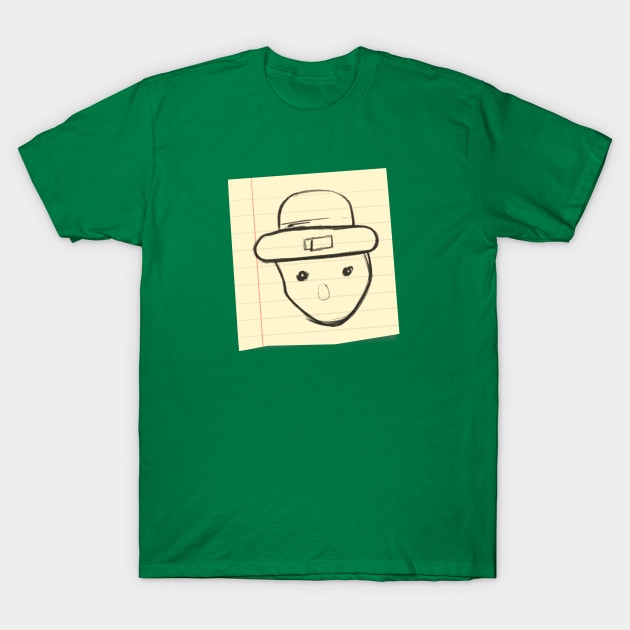 Alabama Leprechaun - Amatuer Sketch T-Shirt by sombreroinc